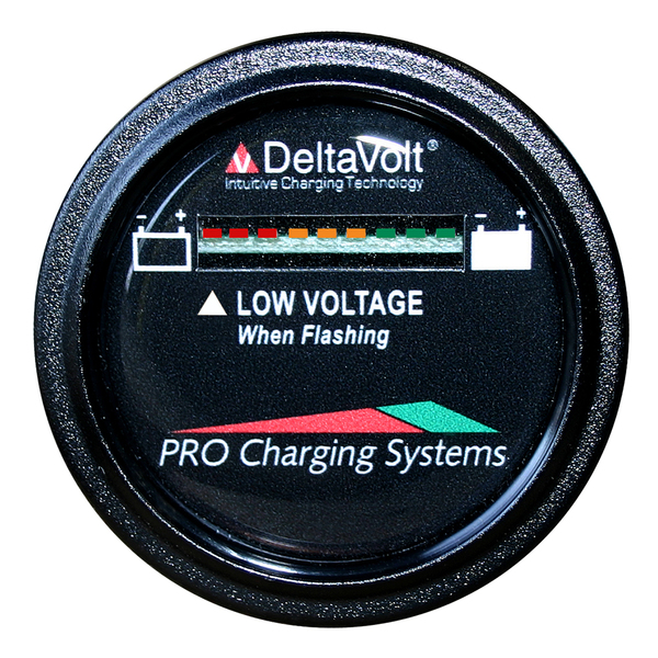 Dual Pro Battery Fuel Gauge - DeltaView Link Compatible - 12V System BFGWOV12V